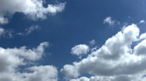 Beautiful White Clouds Video stock 39847674