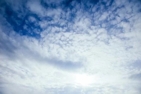 Beautiful white clouds Stock Photos