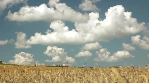 Beautiful White Clouds Timelapse. Stock Footage 42046068