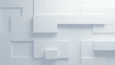 Beautiful White Figures Morphing in Seamless 3d Animation. Abstract Motion 動画素材 90428245