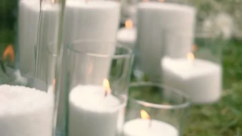 Beautiful white roses and eustoma flowers. Decor and floristry. Stock Footage 321930214
