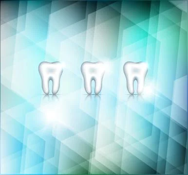 Beautiful white teeth background Stock Illustration