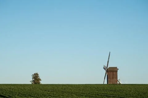 An beautiful windmill Foto stock