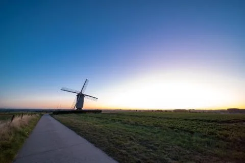 An beautiful windmill Stock Photos