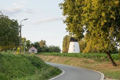 An beautiful windmill Stock Photos