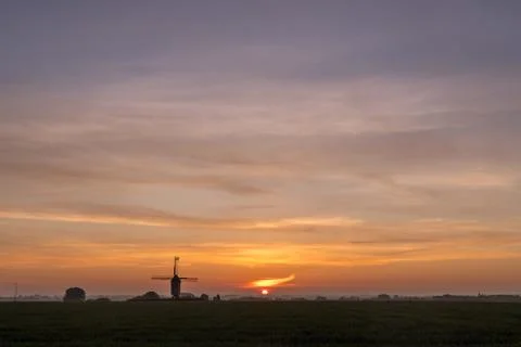 An beautiful windmill Foto stock