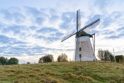 An beautiful windmill Stock Photos