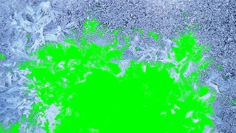 	Beautiful window freezing animation from borders to center Stock Footage 81077728