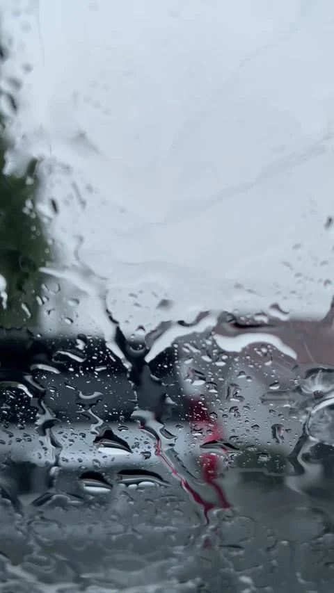 Beautiful window with rain falling on it 動画素材 299710212