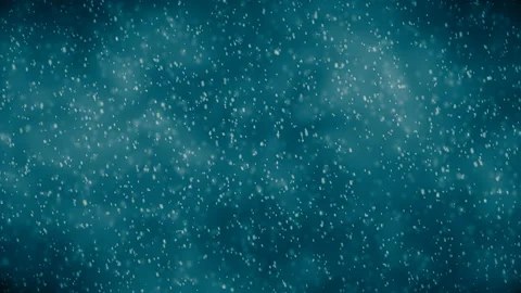 Beautiful winter animation of falling snow on a blue background Stock Footage 166479363
