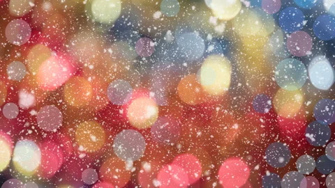 Beautiful winter background with falling snow. New year and Christmas concept. Stock Footage 122971890
