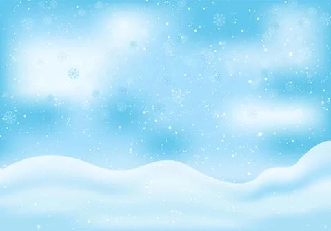 Beautiful Winter Background vector. Winter Background of Frost Fir Branch Stock Illustration