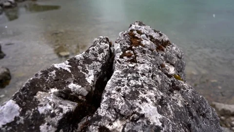 Beautiful winter day at the Eibsee Stock Footage 125851754