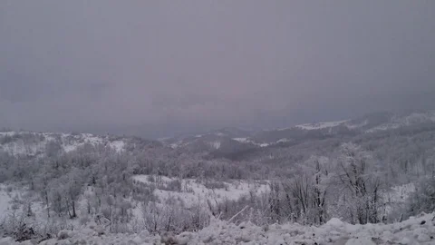 Beautiful winter landscape Stock-Footage 85323529