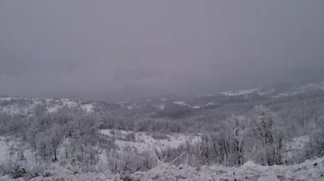 Beautiful winter landscape Vídeo Stock 86084131