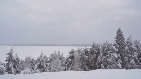 Beautiful winter landscape Stockbeeldmateriaal 146975109