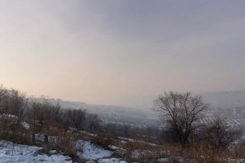 Beautiful winter landscape. Stock Photos
