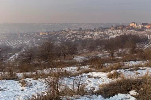 Beautiful winter landscape. Stock Photos