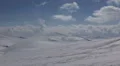 Beautiful Winter Landscape Snow Covered Snowy Background White Scenery Blue Sky HD Footage