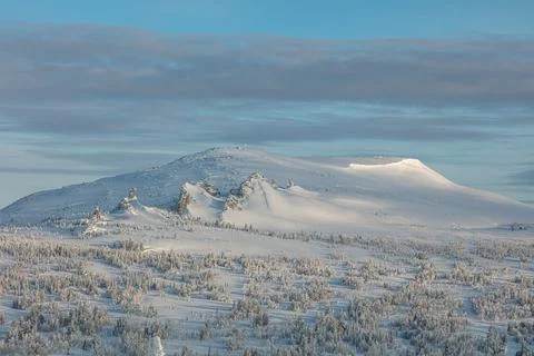Beautiful winter panorama Stock Photos