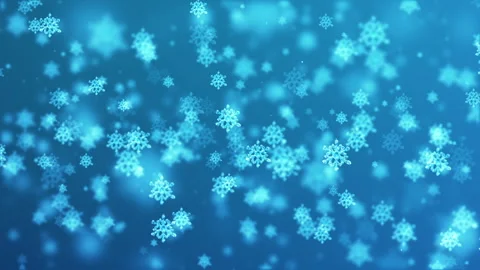 Beautiful Winter Snowflakes Abstract Background Stock Footage 338444631