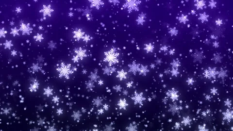 Beautiful winter snowflakes falling background Stock Footage 316023207