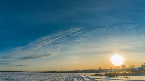 Beautiful winter time lapses with beautiful snowfall, Time laps called frozen Stock Footage 99204476