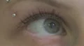 beautiful woman blue eye - macro HD Footage