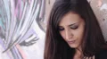 beautiful woman smiling and laughing at the camera - graffiti HD Footage