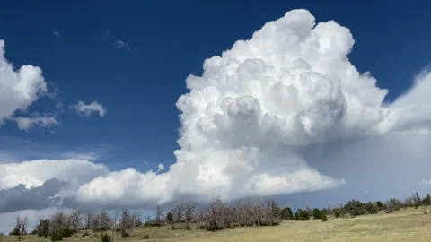 Beautiful Wyoming Clouds Stock Footage 242388800