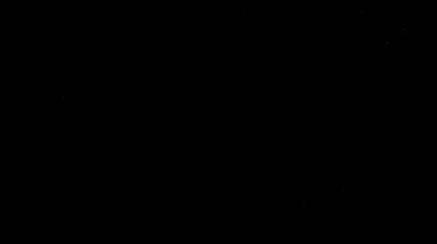 Beautiful yellow paint cloud on a black background. Stock Footage 64326920
