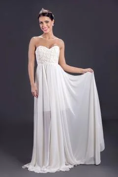 Beautiful young bride Stock Photos