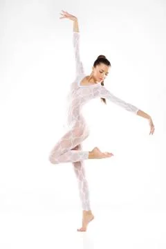 Beautiful  young dancer Foto stock