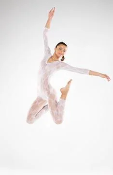 Beautiful  young dancer Foto stock