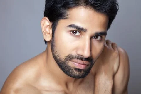 Beautiful young man Stock Photos