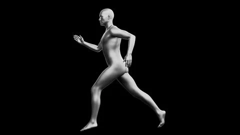 Beautiful young man posing, isolated on black background. 3d illustration (.. Stock Illustration