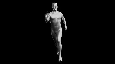 Beautiful young man posing, isolated on black background. 3d illustration (.. Stock Illustration