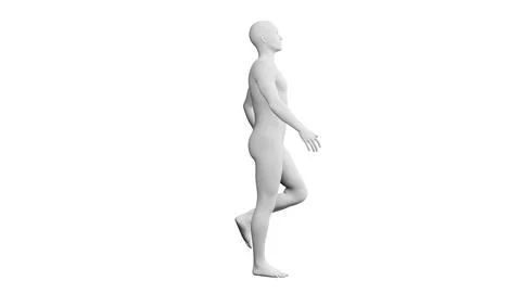 Beautiful young man posing, isolated on white background. 3d illustration (.. Stock Illustration