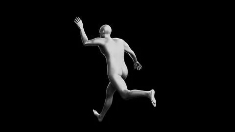 Beautiful young man posing, isolated on black background. 3d illustration (.. Stock Illustration