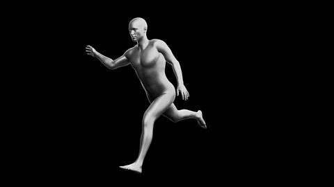 Beautiful young man posing, isolated on black background. 3d illustration (.. Stock Illustration