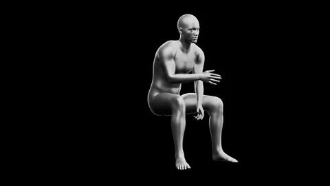 Beautiful young man posing, isolated on black background. 3d illustration (.. 스톡 일러스트
