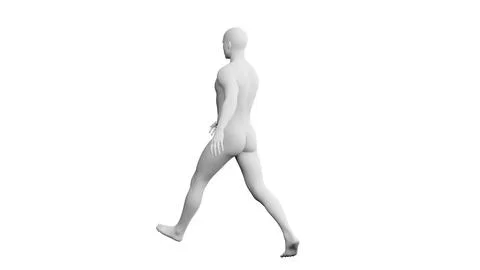 Beautiful young man posing, isolated on white background. 3d illustration (.. Stock Illustration