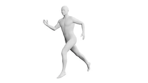 Beautiful young man posing, isolated on white background. 3d illustration (.. Stock Illustration