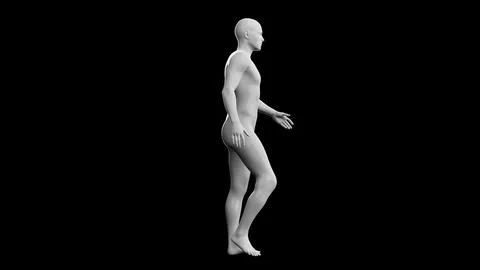 Beautiful young man posing, isolated on black background. 3d illustration (.. Stock Illustration