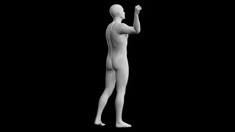 Beautiful young man posing, isolated on black background. 3d illustration (.. Stock Illustration
