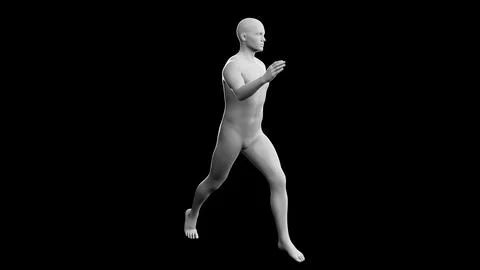 Beautiful young man posing, isolated on black background. 3d illustration (.. Stock Illustration
