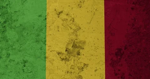 Beautiful zoom in of a mali map with most important cities and frontier lines 스톡 동영상 337429744