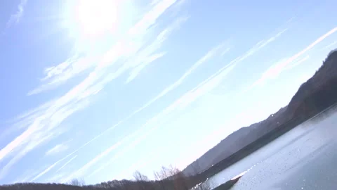Beautifull blue sky Stock Footage 137643940