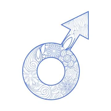 Beautifull dancing man in a patterned clothes for coloring book for adults dr Illustrazione stock