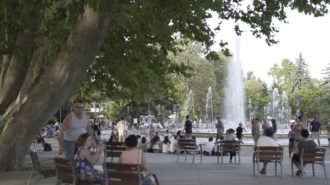 Beautifull park Stock Footage